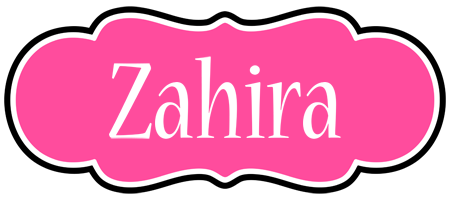 Zahira invitation logo