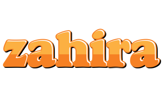 Zahira orange logo