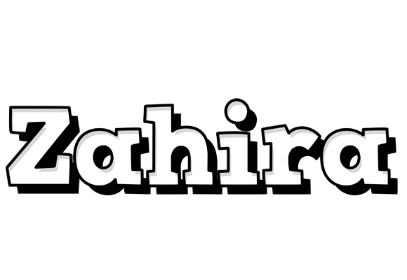 Zahira snowing logo