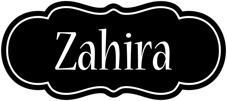 Zahira welcome logo