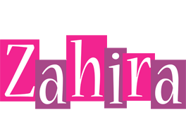 Zahira whine logo