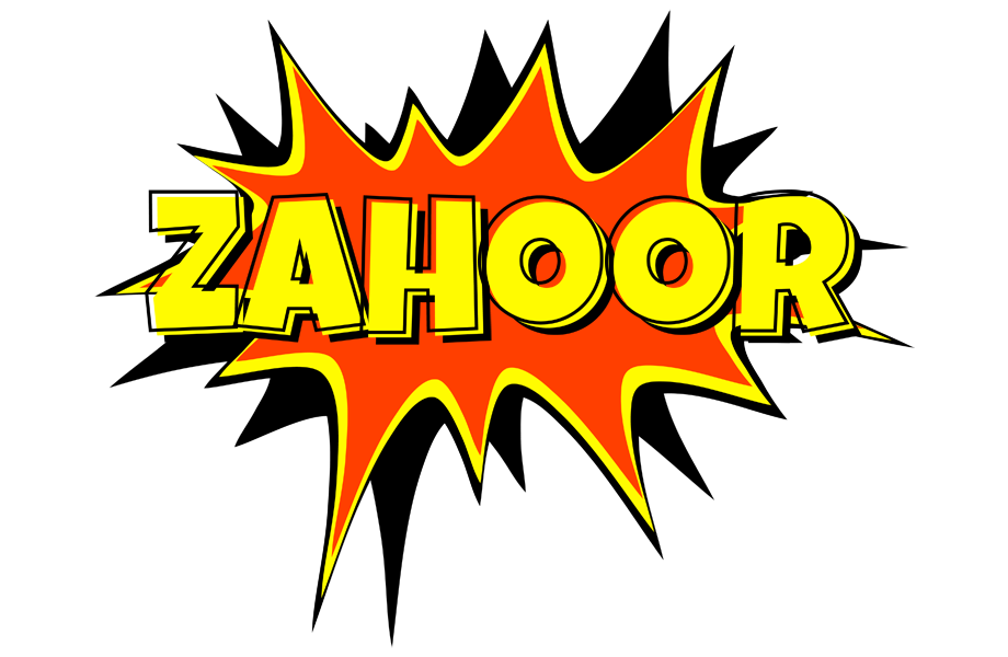 Zahoor bazinga logo