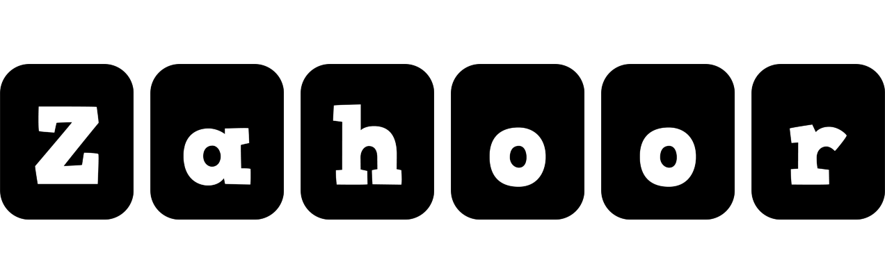 Zahoor box logo