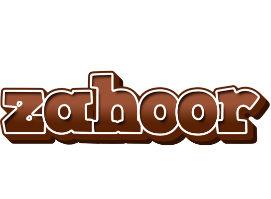 Zahoor brownie logo