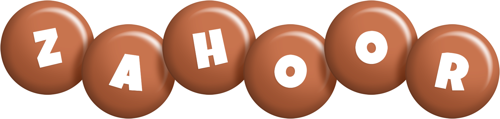 Zahoor candy-brown logo