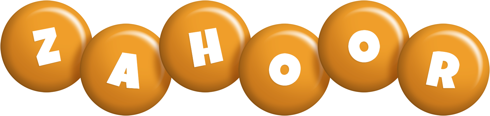 Zahoor candy-orange logo