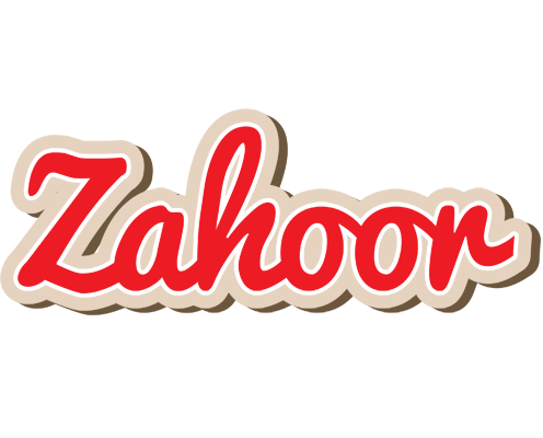 Zahoor chocolate logo