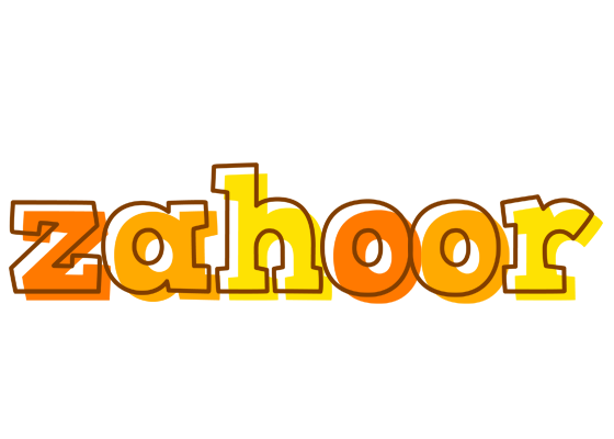Zahoor desert logo