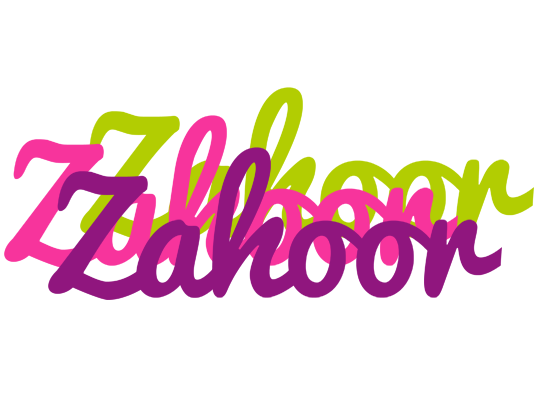 Zahoor flowers logo
