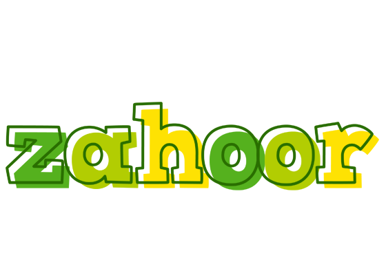 Zahoor juice logo