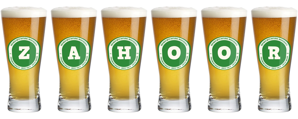 Zahoor lager logo