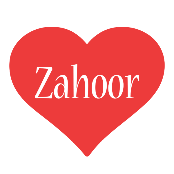 Zahoor love logo