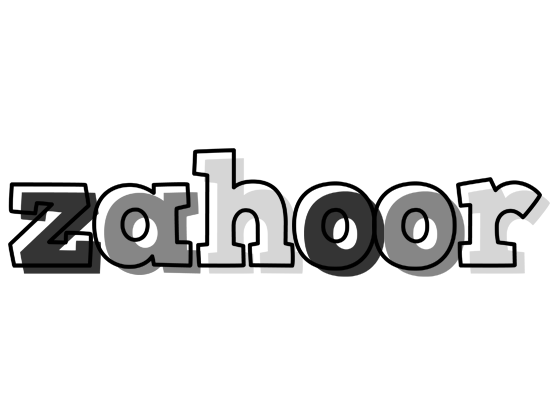 Zahoor night logo