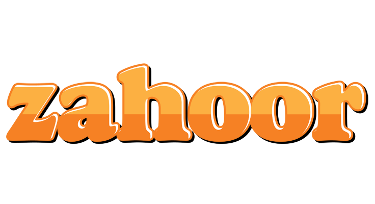 Zahoor orange logo