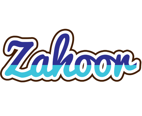 Zahoor raining logo