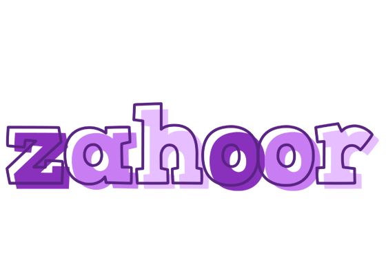 Zahoor sensual logo
