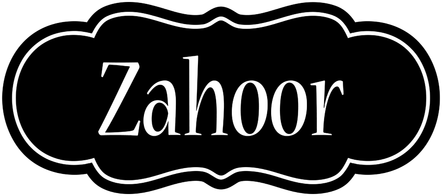 Zahoor welcome logo
