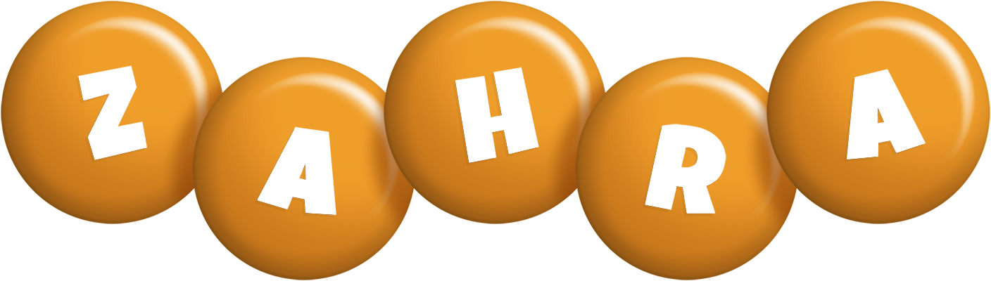 Zahra candy-orange logo