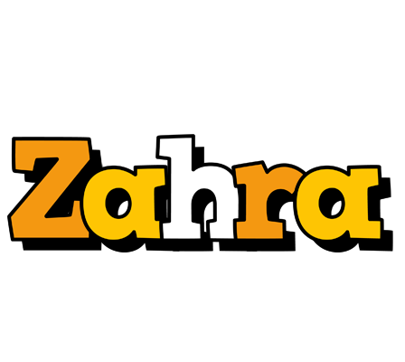 Zahra cartoon logo