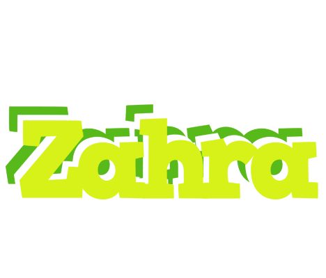 Zahra citrus logo
