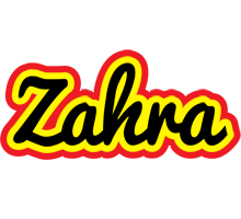 Zahra flaming logo