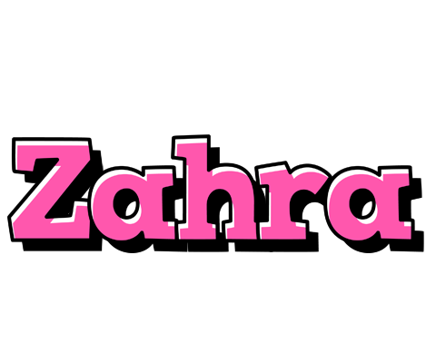 Zahra girlish logo