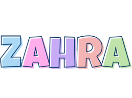 Zahra pastel logo