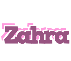 Zahra relaxing logo