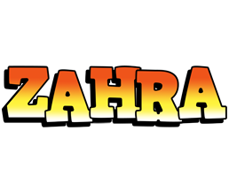 Zahra sunset logo