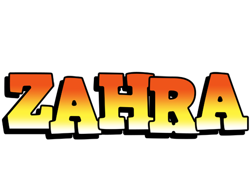 Zahra sunset logo