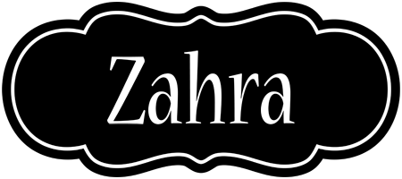 Zahra welcome logo