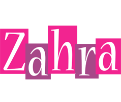 Zahra whine logo