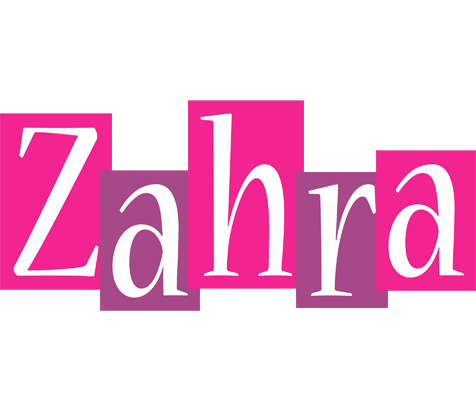Zahra whine logo