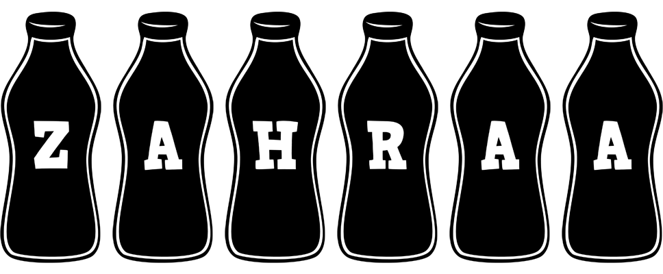 Zahraa bottle logo