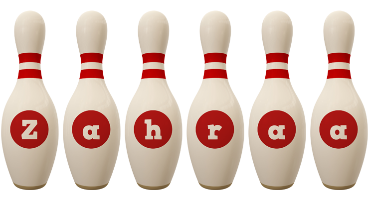 Zahraa bowling-pin logo