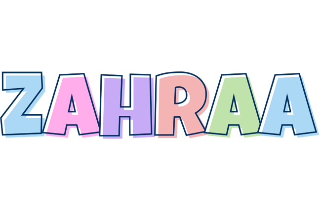 Zahraa pastel logo