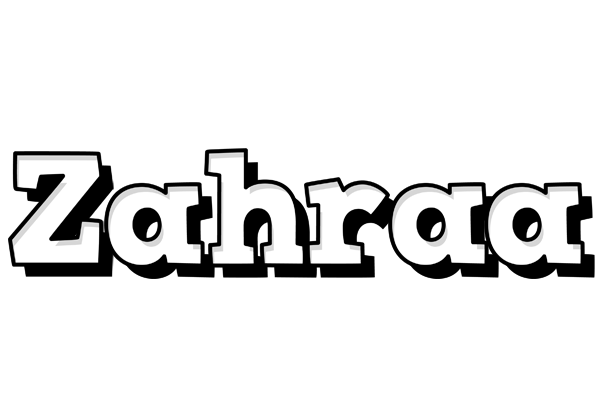 Zahraa snowing logo