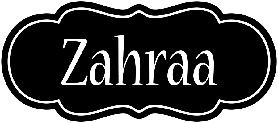 Zahraa welcome logo