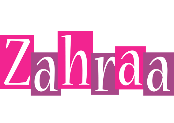 Zahraa whine logo