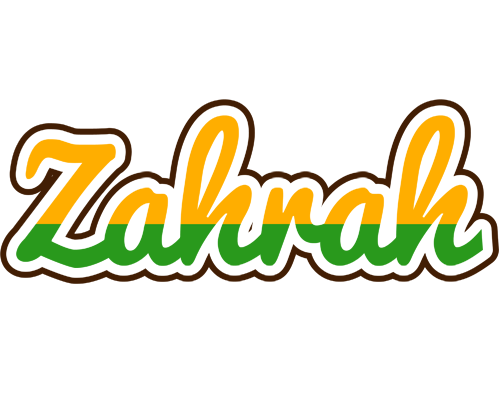 Zahrah banana logo