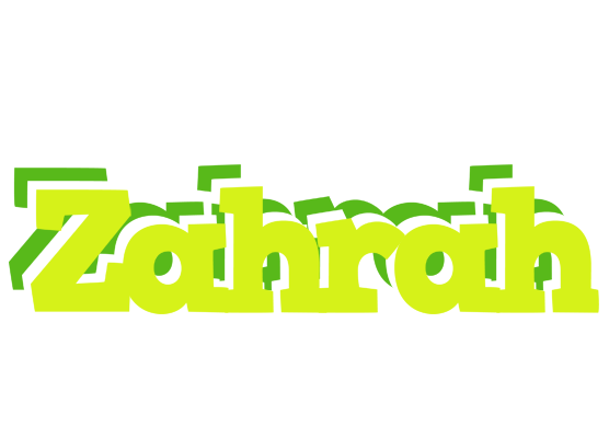 Zahrah citrus logo