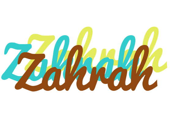 Zahrah cupcake logo
