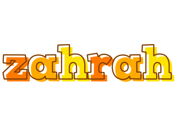 Zahrah desert logo