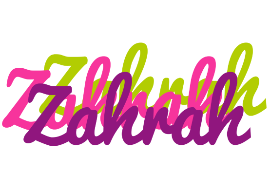 Zahrah flowers logo