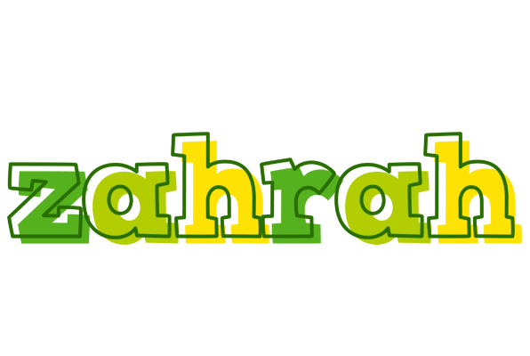 Zahrah juice logo