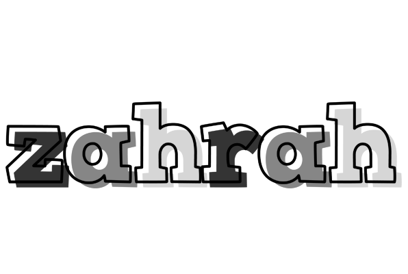 Zahrah night logo
