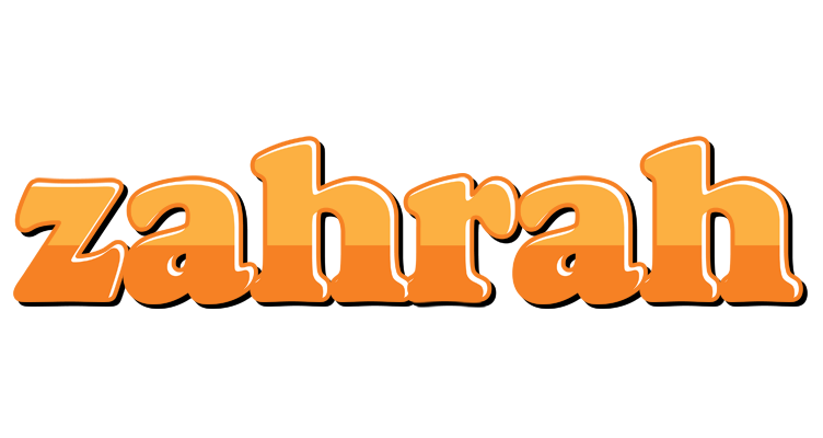 Zahrah orange logo