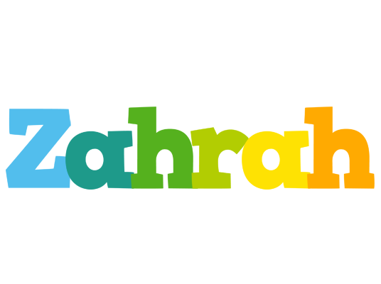 Zahrah rainbows logo