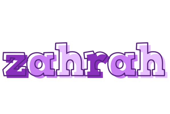 Zahrah sensual logo