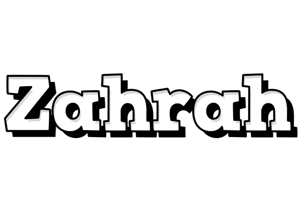Zahrah snowing logo
